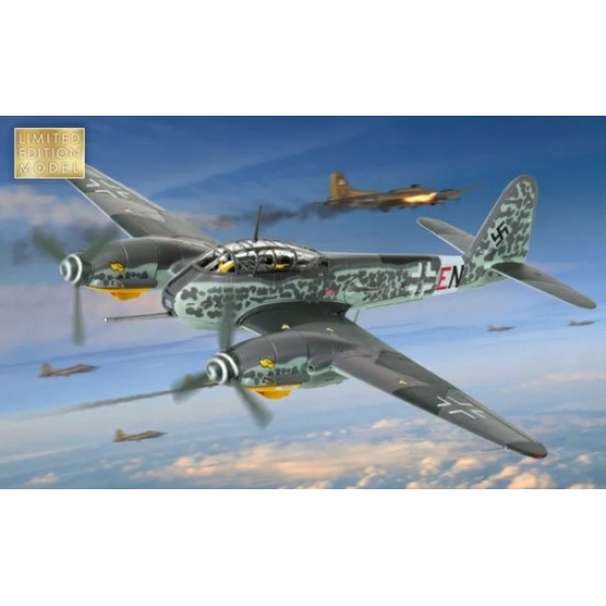 1/72 MESSERSCHMITT ME 410A-1/U4, W.NR 429263/3U EN, FRITZ STEHLE, 5./ZG26, HILDESHEIM, GERMANY, MARCH 1944, DEFENCE OF THE REICH BOMBER KILLER OPERATIONS 1/72 MESSERSCHMITT ME 410A-1/U4, W.NR 429263/3U EN, FRITZ STEHLE, 5./ZG26, HILDESHEIM, GERMANY, MARCH 1944, DEFENCE OF THE REICH BOMBER KILLER OPERATIONS