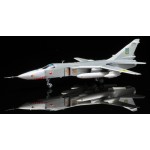 Un briker de la Force aérienne ukrainienne Sukhoi SU-27 se prépare à l'atterrissage Photo Stock