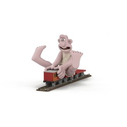 WALLACE AND GROMIT THE WRONG TROUSERS WALLACE AND FLATBED WAGON CC80604