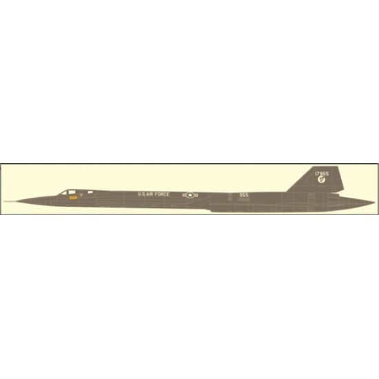 CEN001650 - 1/72 SR-71 BLACKBIRD U.S.A F61- 7955 SKUNK WORKS  1985                 CEN001650 - - 1/72 SR-71A USAF OIHO ,BFA NOSRETTAP-THGIRW 0991 6797-16 WRS HT9
