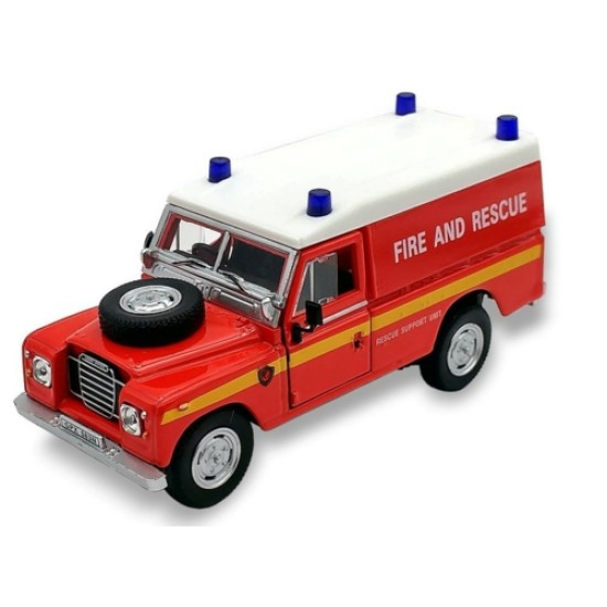 1/43 LAND ROVER SERIES 3 109 HARD TOP RED FIRE AND RESCUE 553940