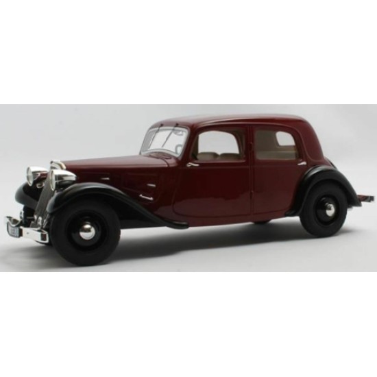 CULCML108-2 - 1/18 CITROEN TRACTION AVANT 7CV MAROON AND BLACK 1934