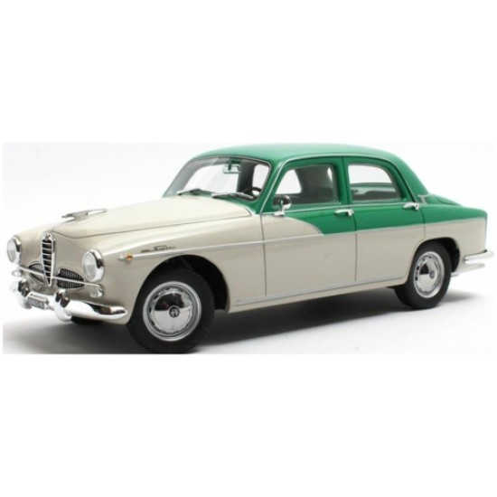 CULCML162-3 - 1/18 ALFA ROMEO 1900 SUPER BERLINA GREEN/WHITE 1958 CULCML162-3 - 1/18 ALFA ROMEO 1900 SUPER BERLINA GREEN/WHITE 1958