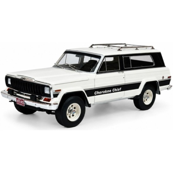 CULCML207-3 - 1/18 JEEP CHEROKEE CHIEF (SJ) WHITE 1980-1983 CULCML207-3 - 1/18 JEEP CHEROKEE CHIEF (SJ) WHITE 1980-1983