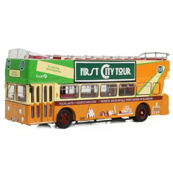 1/76 LEYLAND ATLANTEAN OPEN TOP FIRST GLASGOW 39989 ABV669A