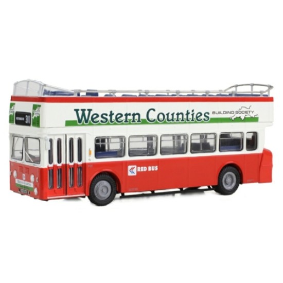 1/76 LEYLAND ATLANTEAN OPEN TOP RED BUS NBC 925 925GTA