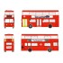 1/76 DAIMLER FLEETLINE DMS46 LONDON TRANSPORT ROUTE 95 CANNON STREET