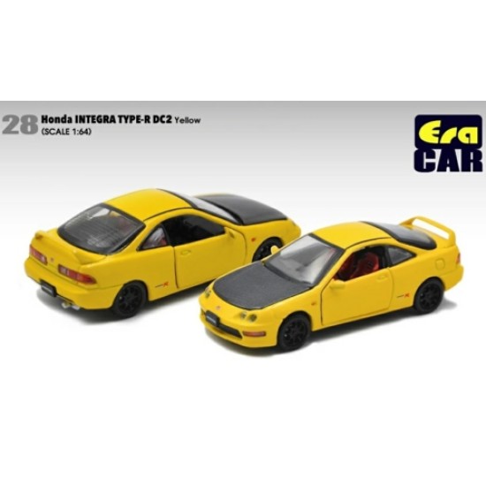 1/64 28 HONDA INTEGRA TYPE-R DC2 - YELLOW