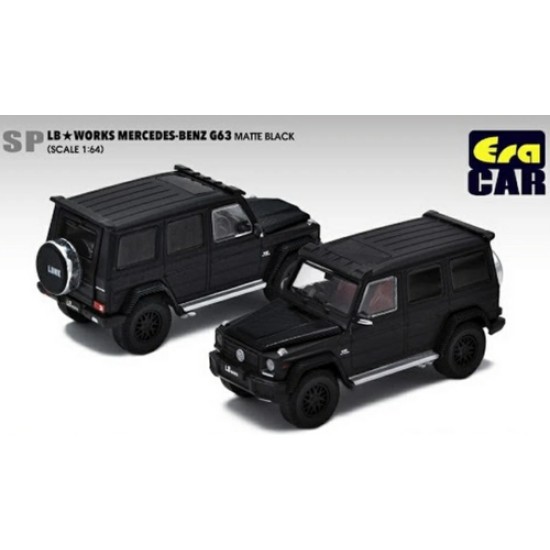 1/64 SP LB WORKS MERCEDES-BENZ G63 - MATT BLACK