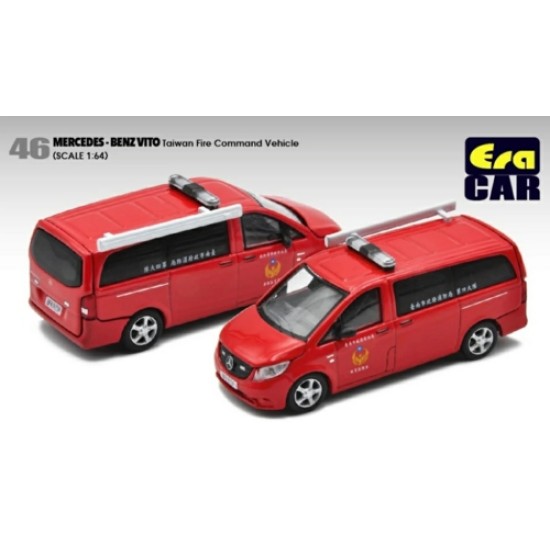 1/64 46 MERCEDES-BENZ VITO - TAIWAN FIRE COMMAND VEHICLE