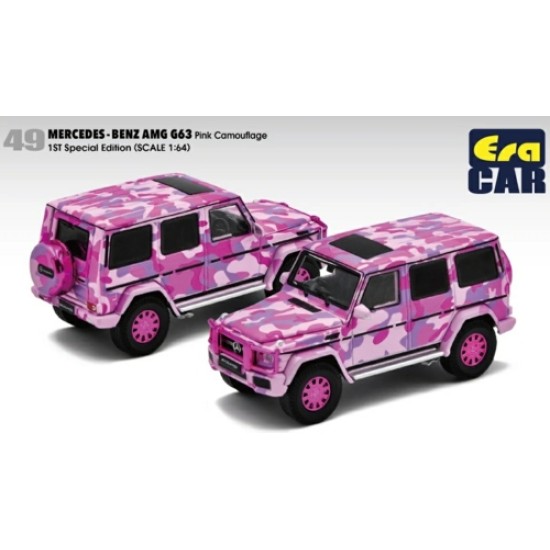 1/64 49 MERCEDES-BENZ G63 1 ST SP EDITION - PINK CAMOUFLAGE