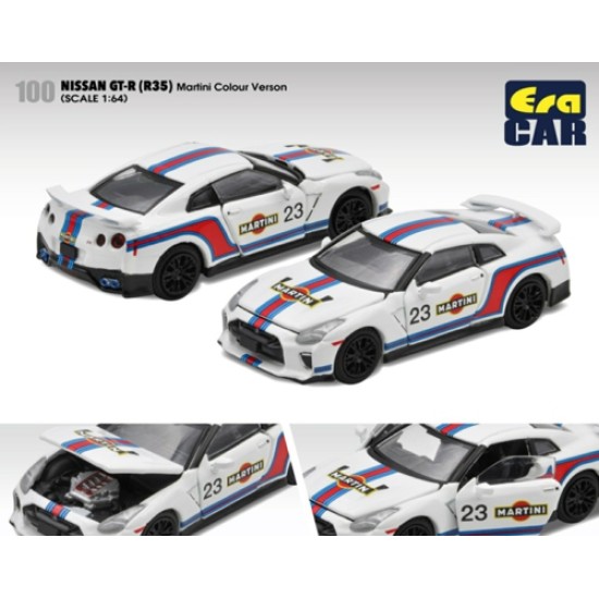 ECNS21GTR100 - 1/64 2020 NISSAN GT-R MARTINI COLOUR VERSION