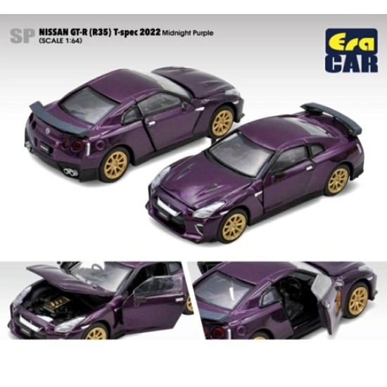 1/64 SP NISSAN GT-R (R35) T-SPEC 2022 MIDNIGHT PURPLE