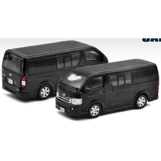 1/64 TOYOTA HIACE BLACK VAN