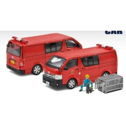 1/64 82 TOYOTA HIACE HK FIRE VAN (F870) TO21HI82 1/64 82 TOYOTA HIACE HK FIRE VAN (F870) TO21HI82