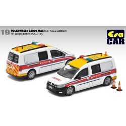 1/64 19 VOLKSWAGEN CADDY MAXI - HK POLICE (AM8369) 1ST SP ED
