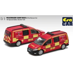 1/64 51 VOLKSWAGEN CADDY MAXI- UK FIRE RESCUE CAR 1ST SP EDITION 1/64 51 VOLKSWAGEN CADDY MAXI- UK FIRE RESCUE CAR 1ST SP EDITION