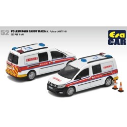 1/64 52 VOLKSWAGEN CADDY MAXI - H.K. POLICE (AM7114) 1/64 52 VOLKSWAGEN CADDY MAXI - H.K. POLICE (AM7114)