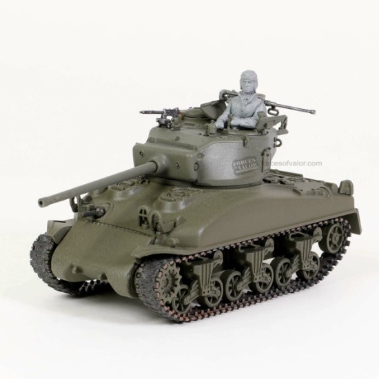 U.S. SHERMAN M4A1 (76) WITH CASTED HULL (PLASTIC KIT)