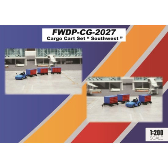 1/200 CARGO CART SET SOUTHWEST FWDP-CG-2027