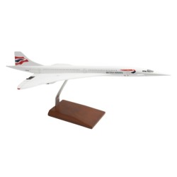 1/100 BRITISH AIRWAYS CONCORDE RESIN MODEL WITH METAL STAND G2310