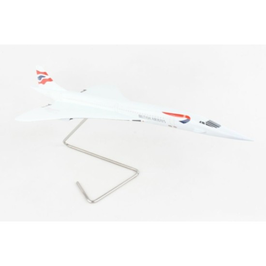 1/100 BRITISH AIRWAYS CONCORDE RESIN MODEL WITH METAL STAND G2310