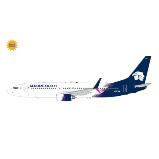 1/200 AEROMEXICO B737-800S N957AM (NEW LIVERY) (FLAPS DOWN) 1/200 AEROMEXICO B737-800S N957AM (NEW LIVERY) (FLAPS DOWN)