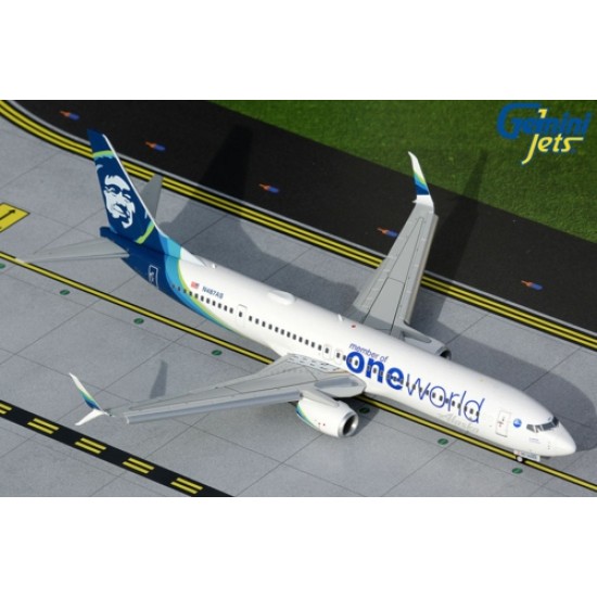 1/200 ALASKA AIRLINES B737-900ER ONEWORLD LIVERY FLAPS DOWN