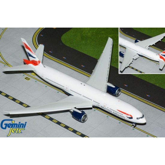 1/200 BRITISH AIRWAYS B777-200ER G-YMMS (FLAPS DOWN) G2BAW1130F