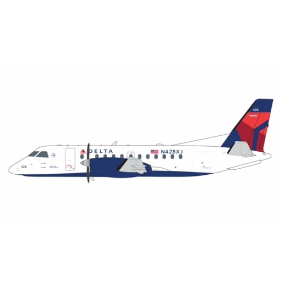 1/200 DELTA CONNECTION / MESABA AIRLINES SAAB 340B N428XJ