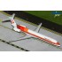 1/200 FRONTIER AIRLINES MD-80 N859HA (S. BASS ORANGE-AND-RED LIVERY) (UPGRADED STAND)