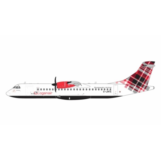 1/200 LOGANAIR ATR 72-600 G-LMTE (RED LIVERY) 1/200 LOGANAIR ATR 72-600 G-LMTE (RED LIVERY)
