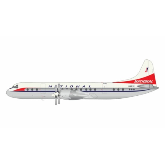 1/200 NATIONAL AIRLINES L-188A ELECTRA N5017K POLISHED G2NAL1030