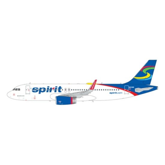 1/200 SPIRIT AIRLINES A320-200 N633NK (BLUE-AND-WHITE SKITTLES LIVERY) 1/200 SPIRIT AIRLINES A320-200 N633NK (BLUE-AND-WHITE SKITTLES LIVERY)