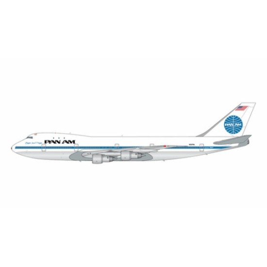 G2PAA1248 - 1/200PAN AM B747-100 N747PA - CLIPPER JUAN T. TRIPPE (1970S LIVERY - POLISHED BELLY)