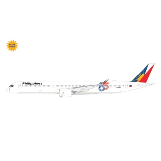 G2PAL1498F - 1/200 PHILLIPPINE AIRLINES A350-1000 RP-C3510 - 85 YEARS (FLAPS DOWN) G2PAL1498F - 1/200 PHILLIPPINE AIRLINES A350-1000 RP-C3510 - 85 YEARS (FLAPS DOWN)
