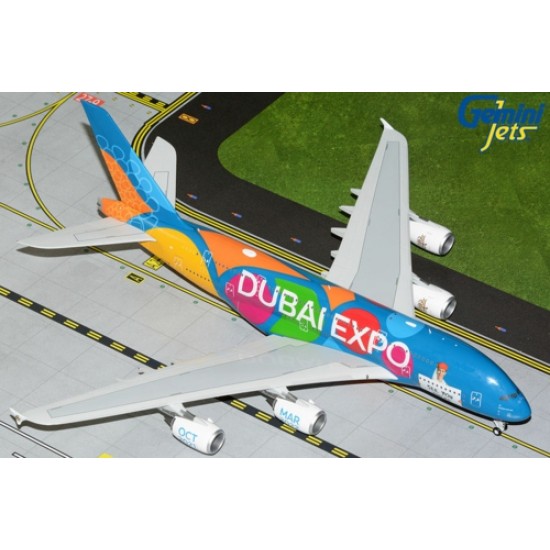 1/200 EMIRATES A380 A6-EEW DUBAI EXPO/BE ART OF THE MAGIC G2UAE1150