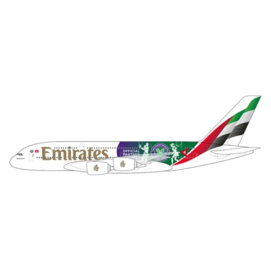 1/200 EMIRATES A380 A6-EOE WIMBLEDON - OFFICIAL PARTNER LIVERY