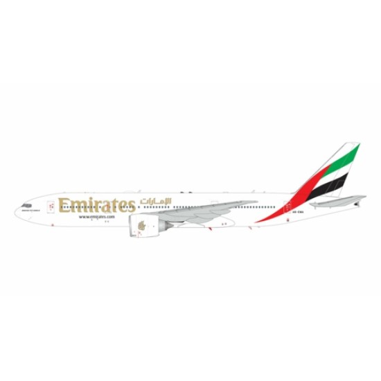 G2UAE412 - 1/200 EMIRATES BOEING 777-200(LR) REG A6-EWA