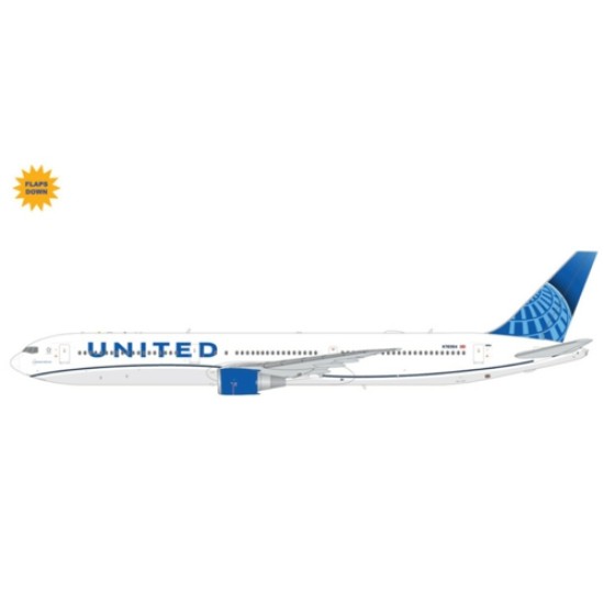 G2UAL1445F - 1/200 UNITED AIRLINES B767-400ER N76064 - FLAPS DOWN G2UAL1445F - 1/200 UNITED AIRLINES B767-400ER N76064 - FLAPS DOWN