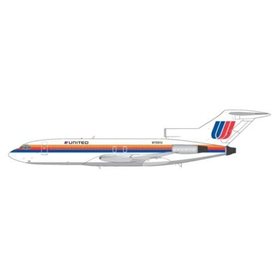 G2UAL948 - 1/200 UNITED AIRLINES B727-100 N7001U (SAUL BASS LIVERY)