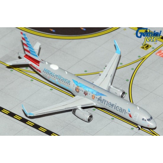 1/400 AMERICAN AIRLINES A321S FLAGSHIP VALOR/MEDAL OF HONOR