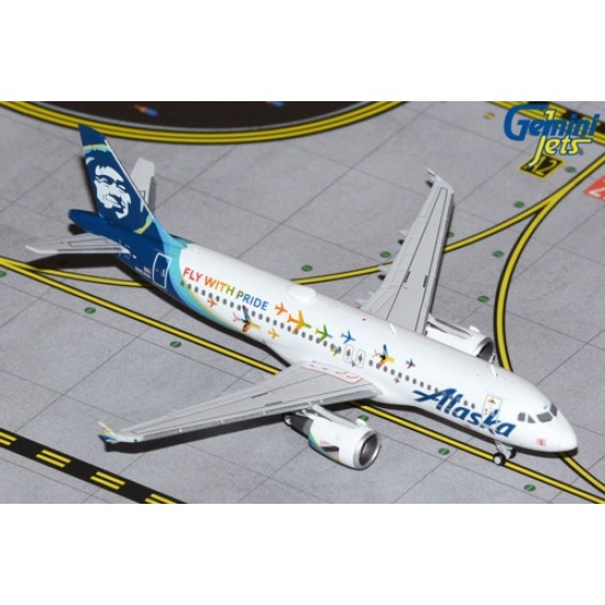 1/400 ALASKA AIRLINES A320-200 FLY WITH PRIDE