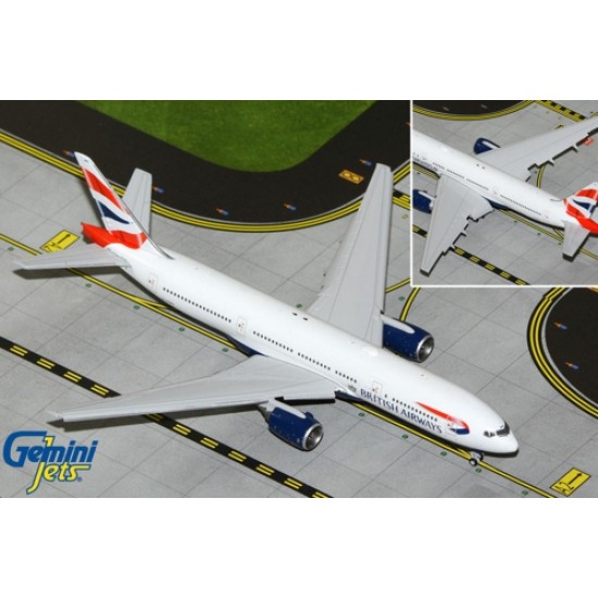 1/400 BRITISH AIRWAYS B777-200ER G-YMMS FLAPS DOWN GJBAW2117F