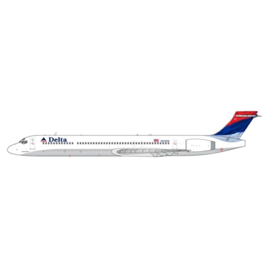 GJDAL1417 - 1/400 DELTA AIRLINES MD-90 N910DN (COLOURS IN MOTION LIVERY)