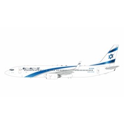 GJELY1360 - 1/200 EL AL ISRAEL AIRLINES B737-800W 4X-EKK (UPGRADED STAND)