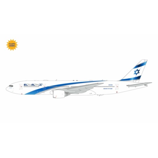 GJELY2300F - 1/400 EL AL ISRAEL AIRLINES B777-200ER 4X-ECB (FLAPS DOWN) GJELY2300F - 1/400 EL AL ISRAEL AIRLINES B777-200ER 4X-ECB (FLAPS DOWN)