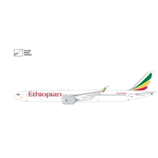 GJETH2280 - 1/400 ETHIOPIAN AIRLINES B777-9 ET-BBX (FOLDED-WINGS VERSION) GJETH2280 - 1/400 ETHIOPIAN AIRLINES B777-9 ET-BBX (FOLDED-WINGS VERSION)