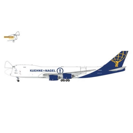 1/400 ATLAS AIR/KUEHNE NAGEL B747-8F N862GT (INTERACTIVE SERIES)