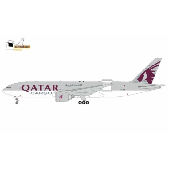 GJQAC2145  - 1/400 QATAR AIRWAYS CARGO B777-200LRF A7-BFT INTERACTIVE SERIES